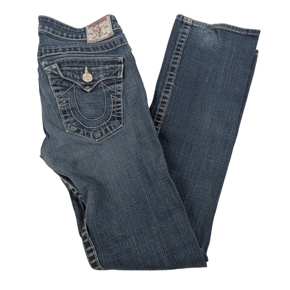True Religion Other - True Religion Billy Straight Leg Jeans Mens 31 Blue Medium Wash Made in USA